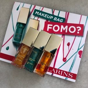 Clarins lip comfort oil set of 3